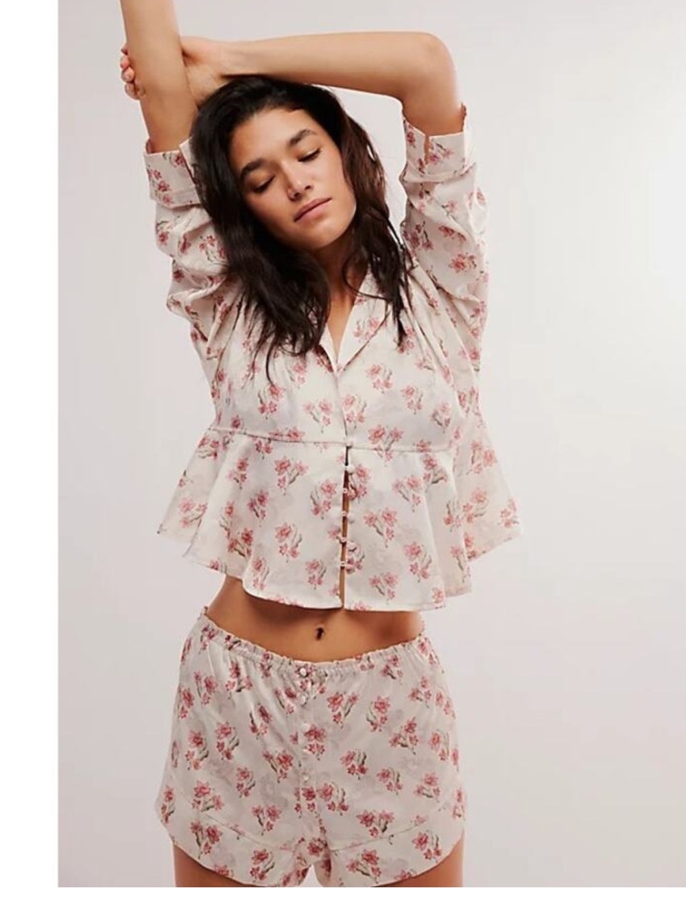 FP Floral Shortie PJ's